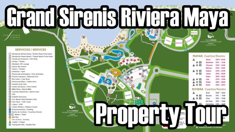 Grand Sirenis Riviera Maya Resort and Spa property map 1 768x432